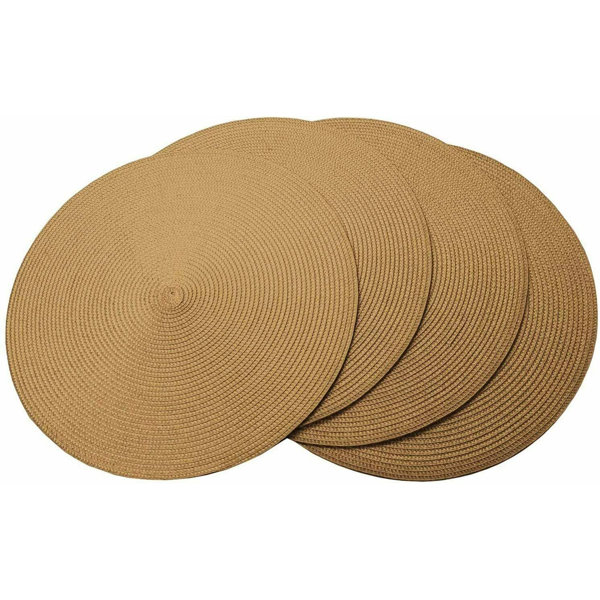 Gracie Oaks Massiah Polyester Round Placemat Wayfair
